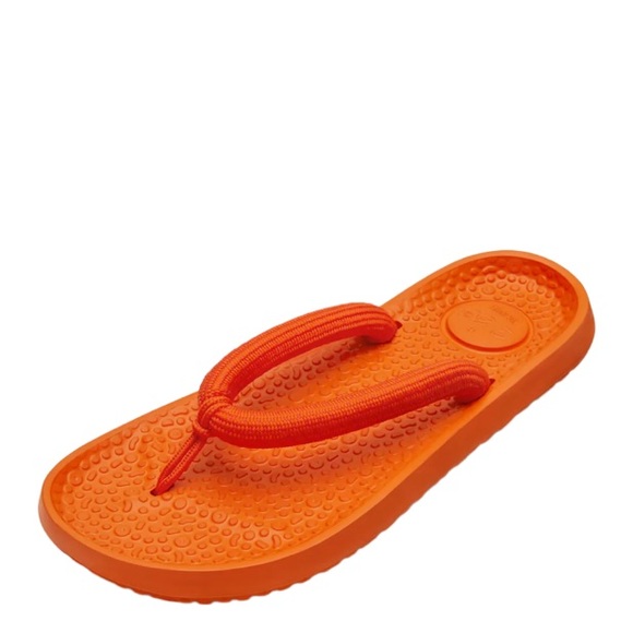 NWT Allbirds Unisex Sugar Zeffer Thong Style Sandals Flip-Flops Orange W5 / M3 - Picture 2 of 5